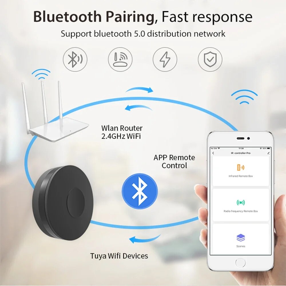 Tuya Smart Wifi RF IR Remote C - Smart Home Orvibo review and price