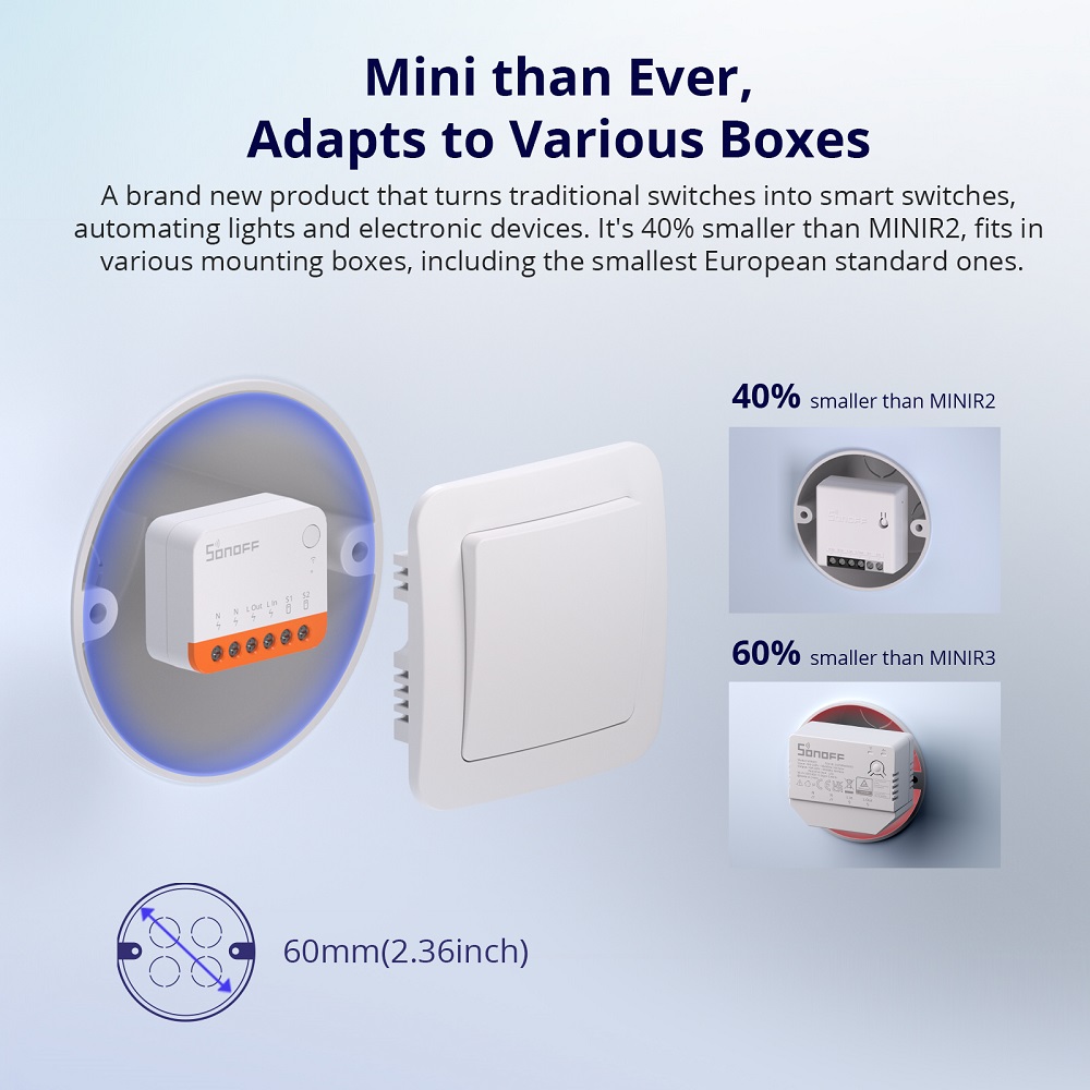 Sonoff Mini R4 Extreme Wifi Sm - Smart Home Button review and price