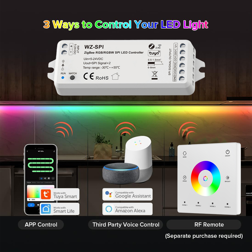 CENFAYA ZigBee RGB RGBW SPI LE - Smart Home Llm review and price