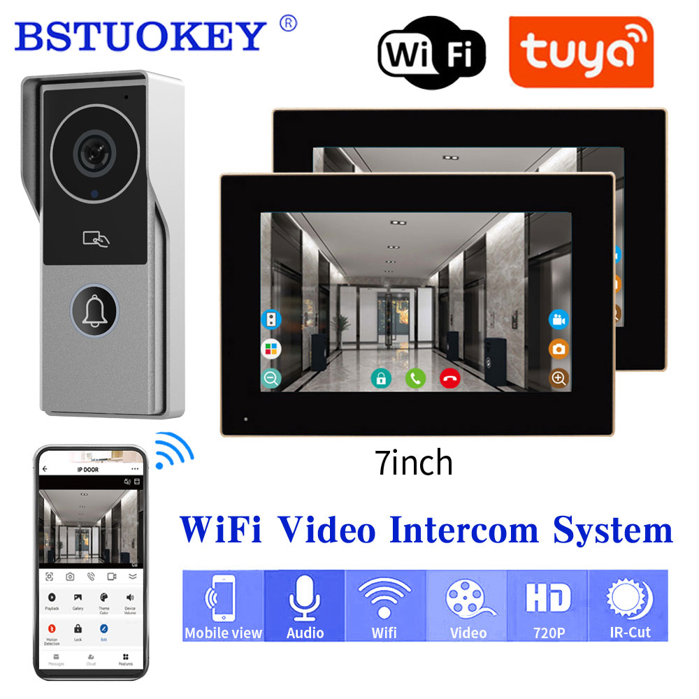 TUYA 1080P 7/10 Inch Touch Scr - Smart Home Video Doorbell App review and price